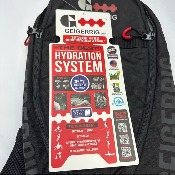 Geigerrig Rig Shot Tactical Rigger Hydration System Pack Backpack *No bladder - Picture 3 of 6